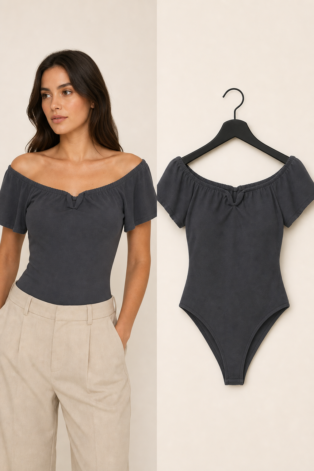 Cropped Verde Ombro a Ombro