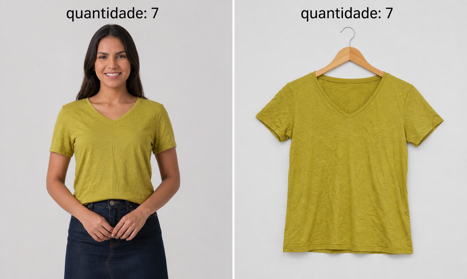 Camiseta Verde-Oliva