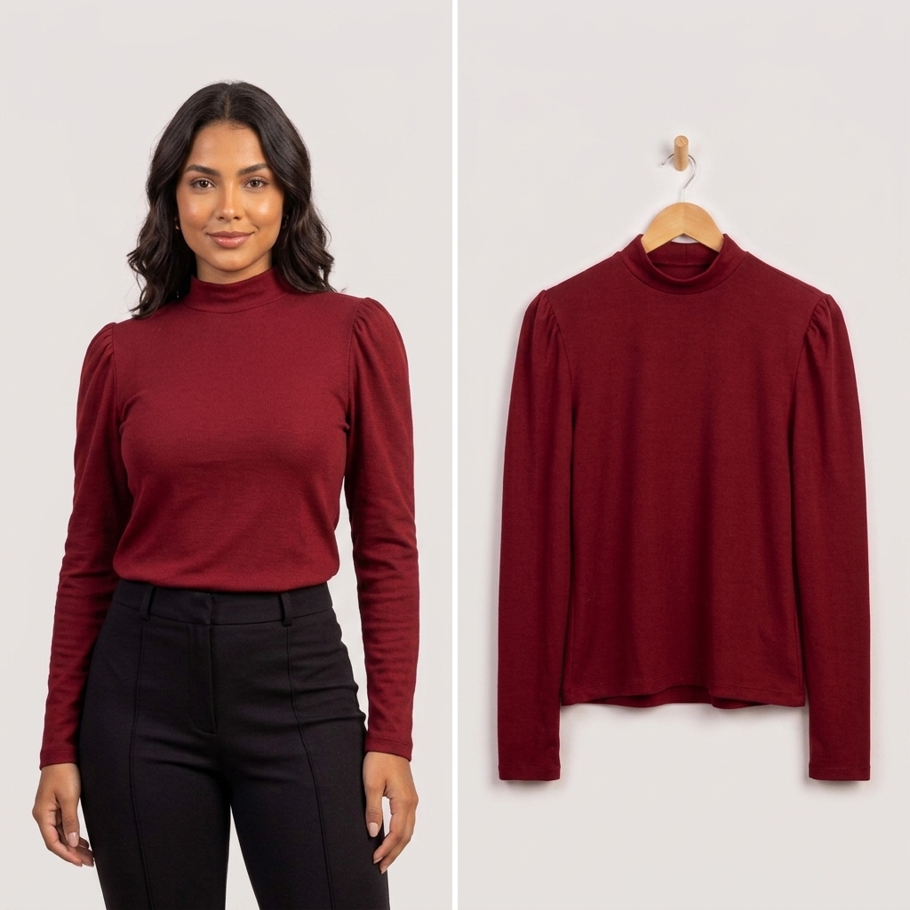Blusa Gola Alta ML